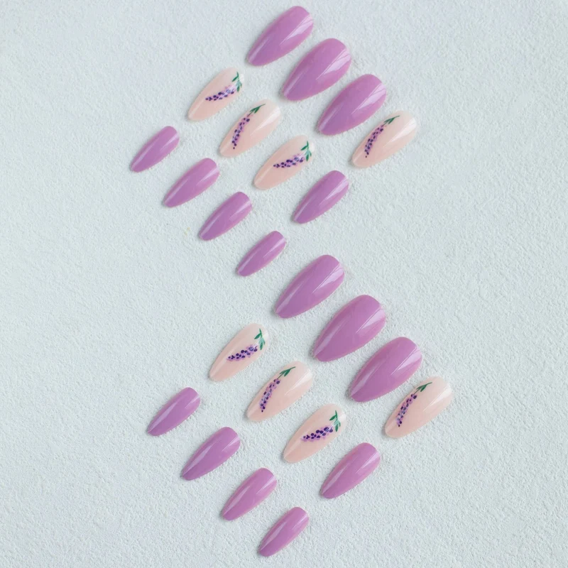 Floral Art Acryl Nagelset