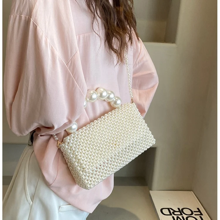 Perlenverzierte Abendhandtasche 1791041746