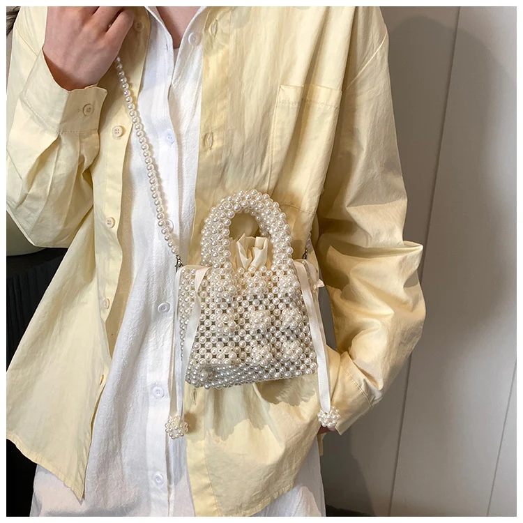 Perlenverzierte Abend-Handtasche 1791041666