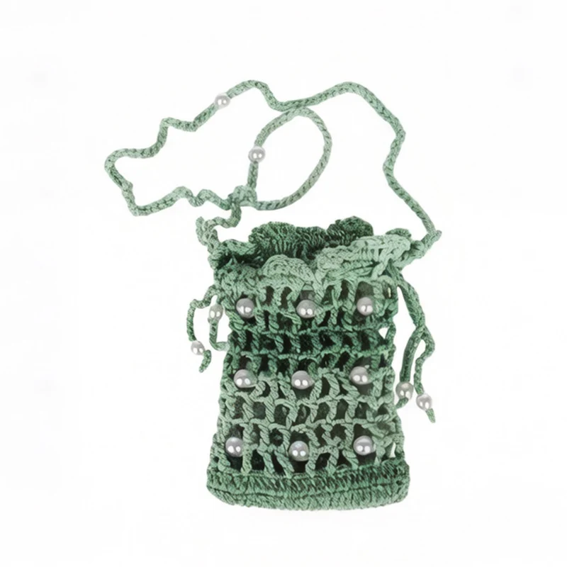 Dekorative Häkel Mini-Rucksack