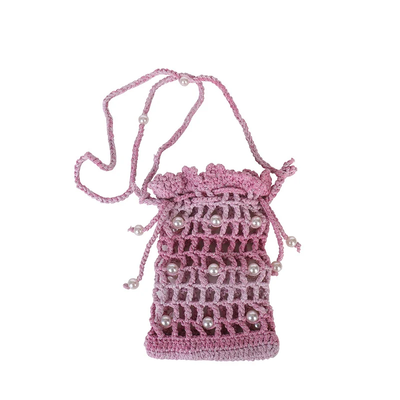 Dekorative Häkel Mini-Rucksack