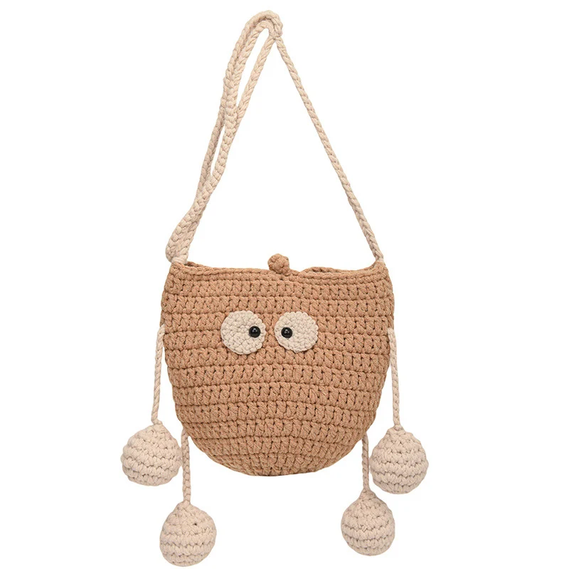 Hübsche Charakter Mini Häkelhandtasche