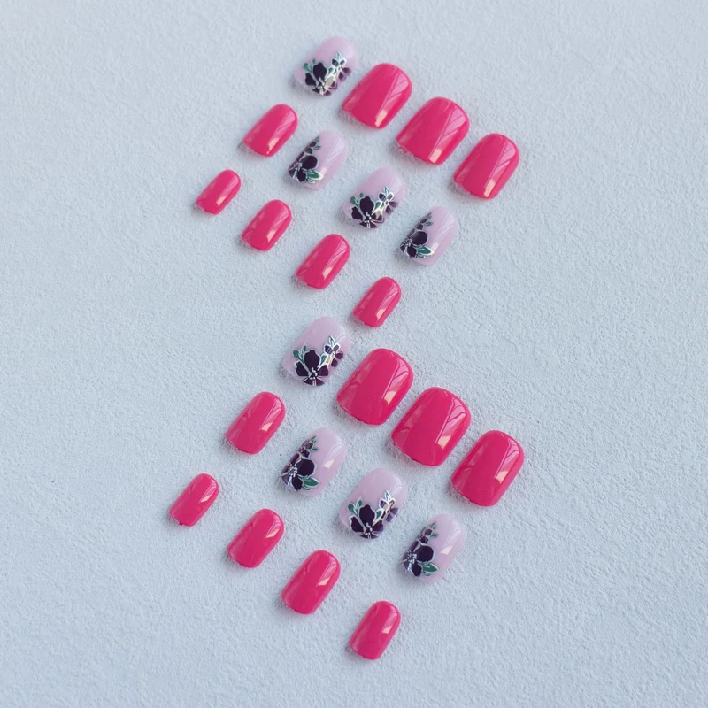 Floral Art Acryl Nageldesign Set