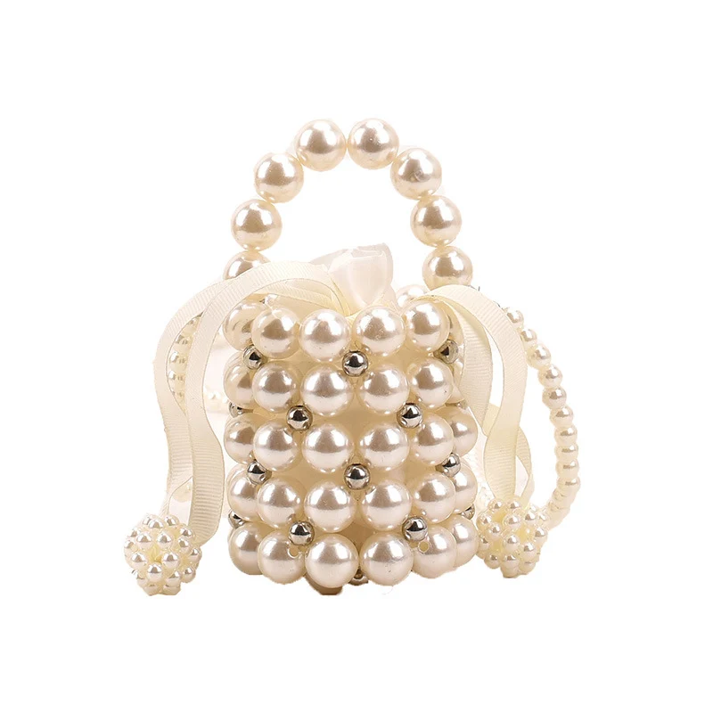 Stylische Perlenverzierte Abendhandtasche