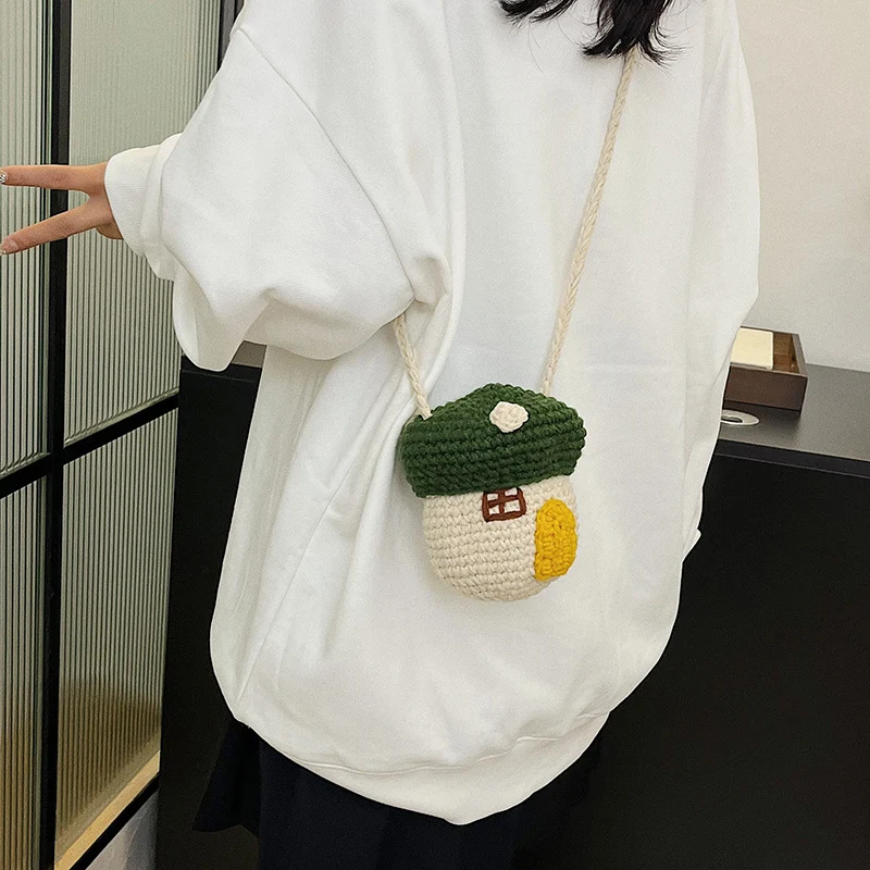 Häkelhaus-Themen Mini-Rucksack