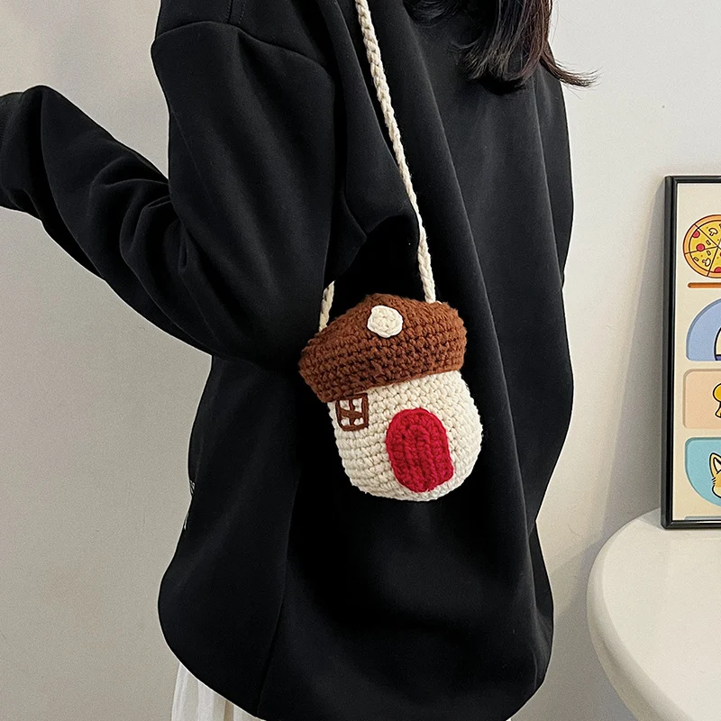 Häkelhaus-Themen Mini-Rucksack