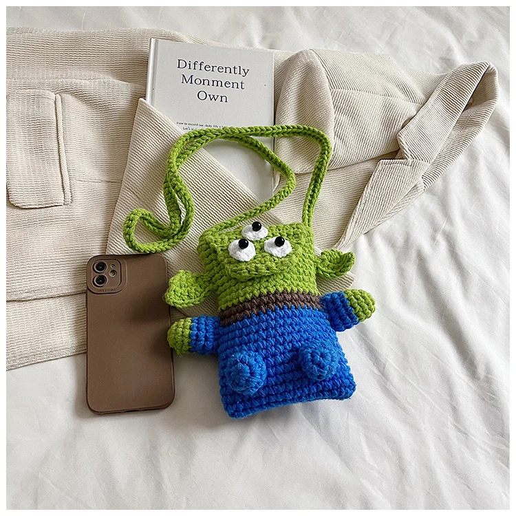Häkel Charakter Mini Rucksack