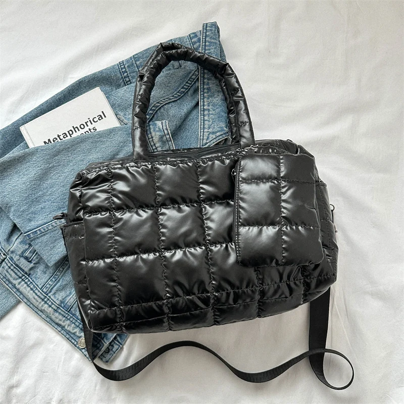 Puffer-Style Wochenendtasche