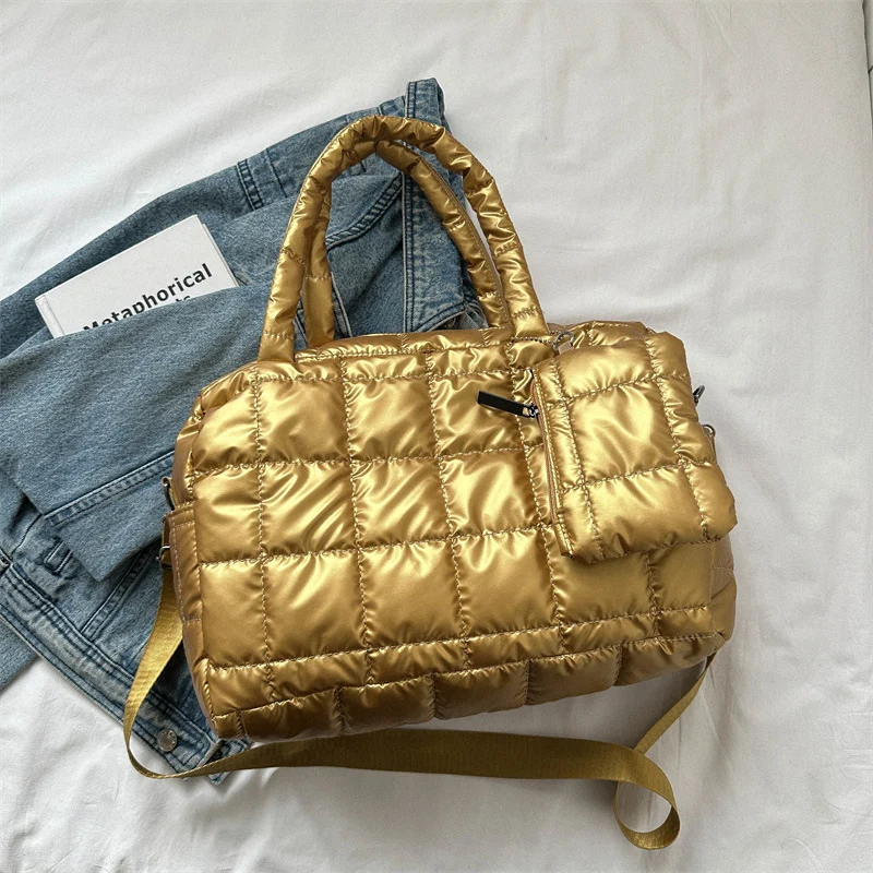 Puffer-Style Wochenendtasche