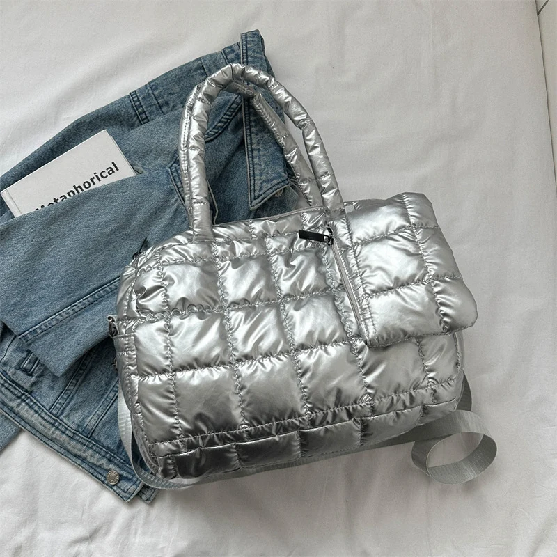 Puffer-Style Wochenendtasche