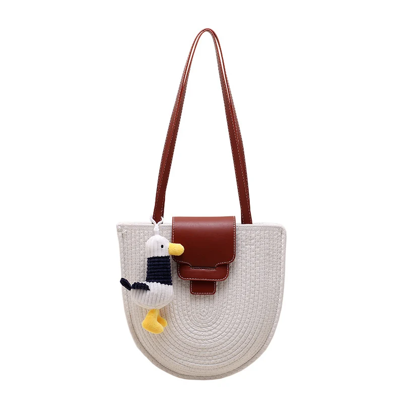 Kreative von Garn inspirierte Handtasche