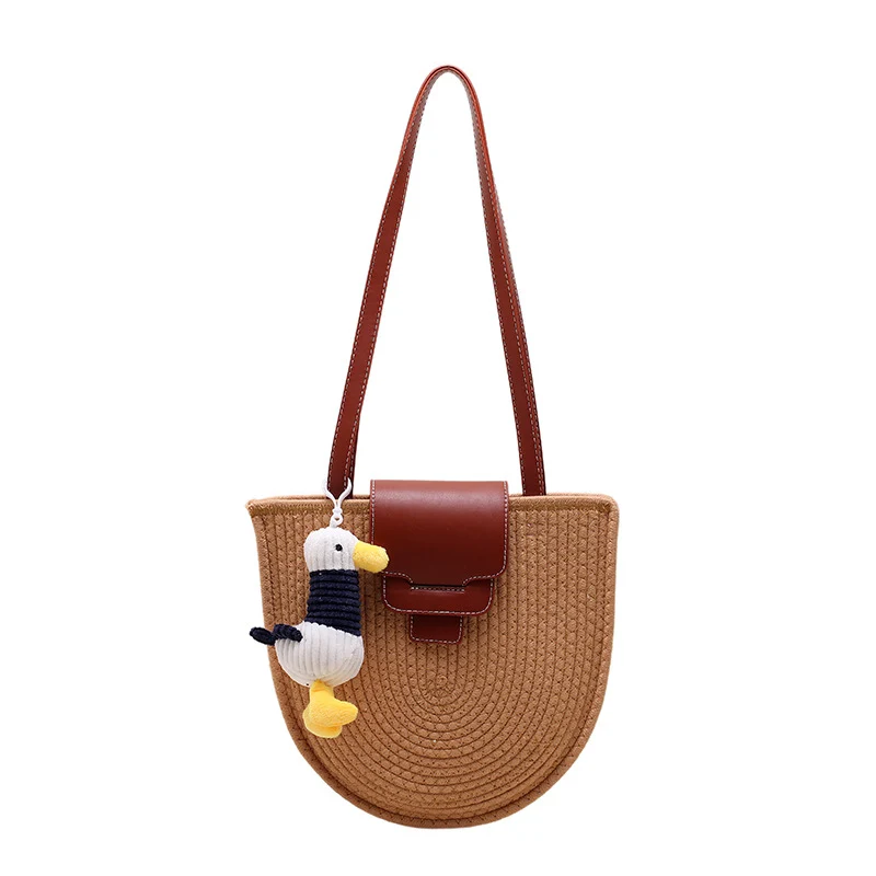 Kreative von Garn inspirierte Handtasche