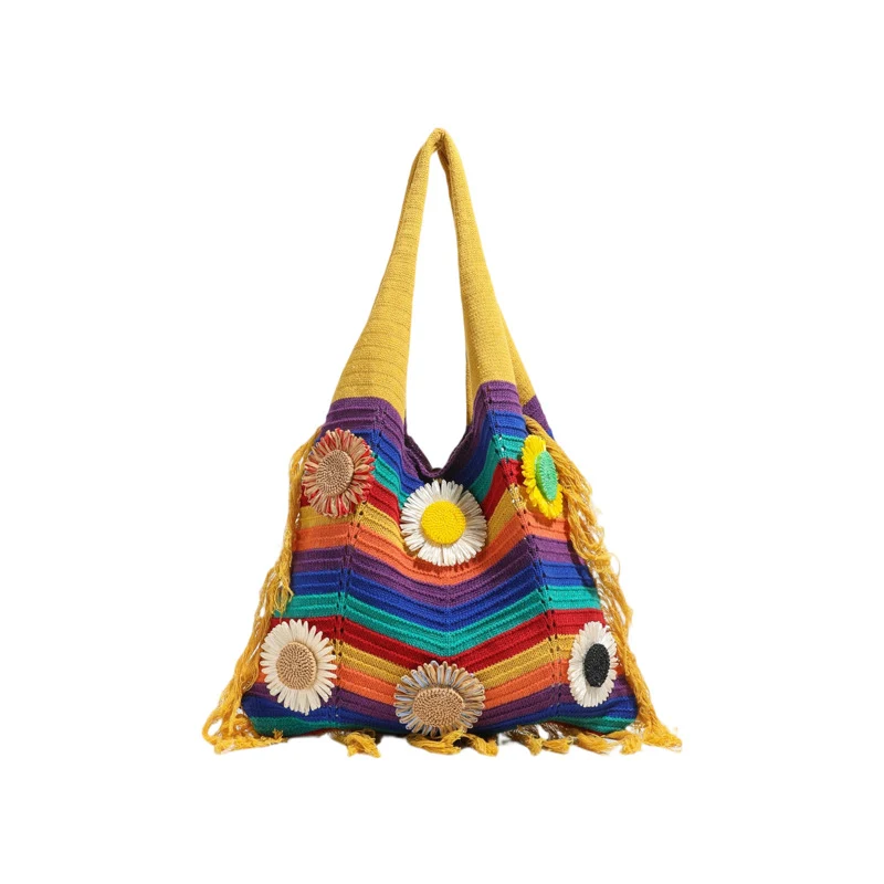 Bunte Boho-Shoppertasche