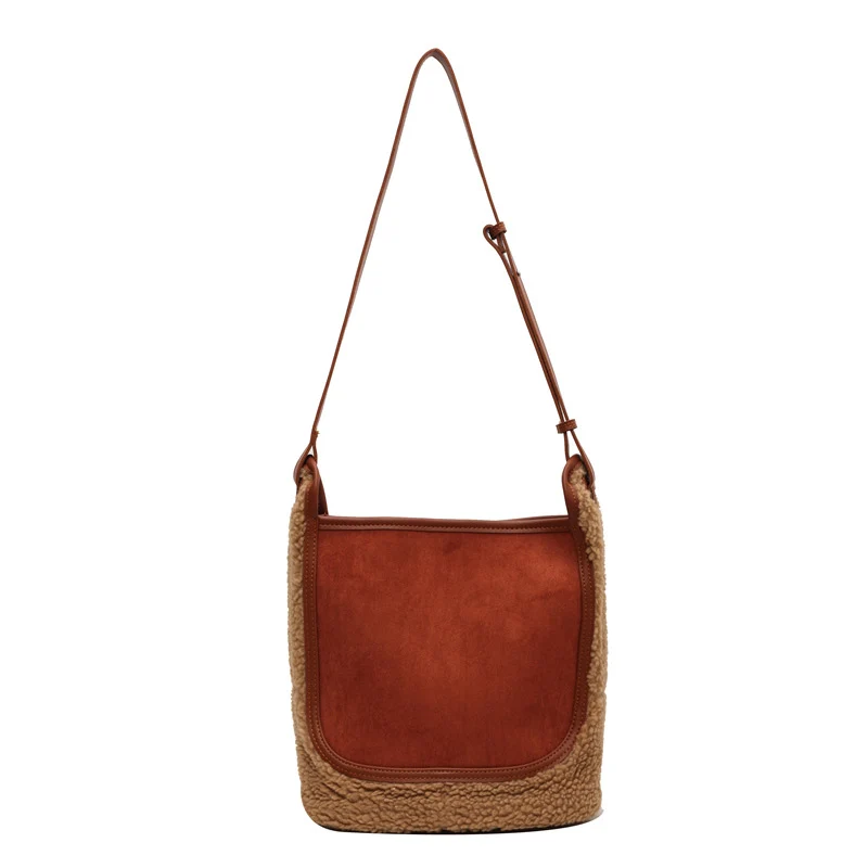 Suede Umhängetasche