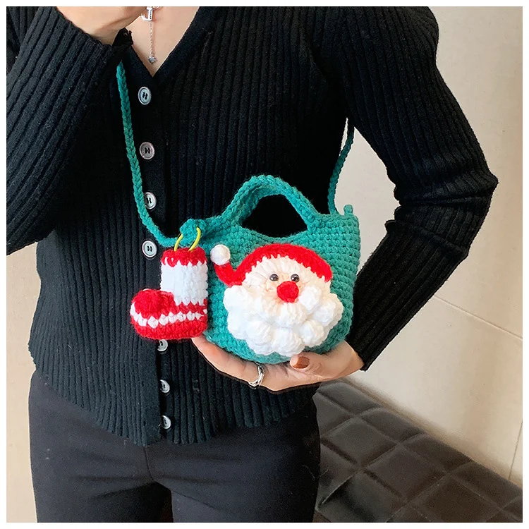 Verspielt Kürbis-Themen Häkel-Handtasche
