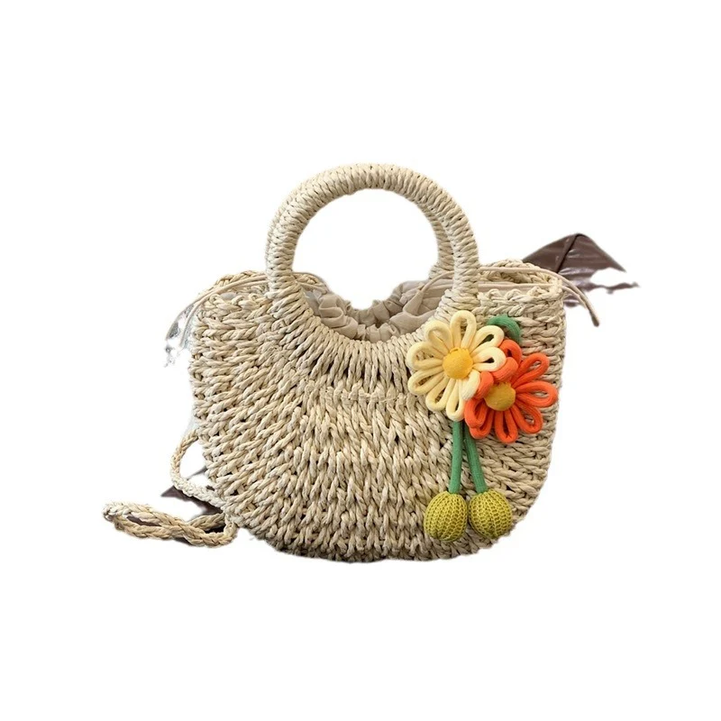 Handgefertigte Geflochtene Strohtasche