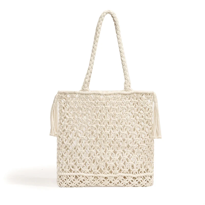 Handgefertigte Geflochtene Strandtasche