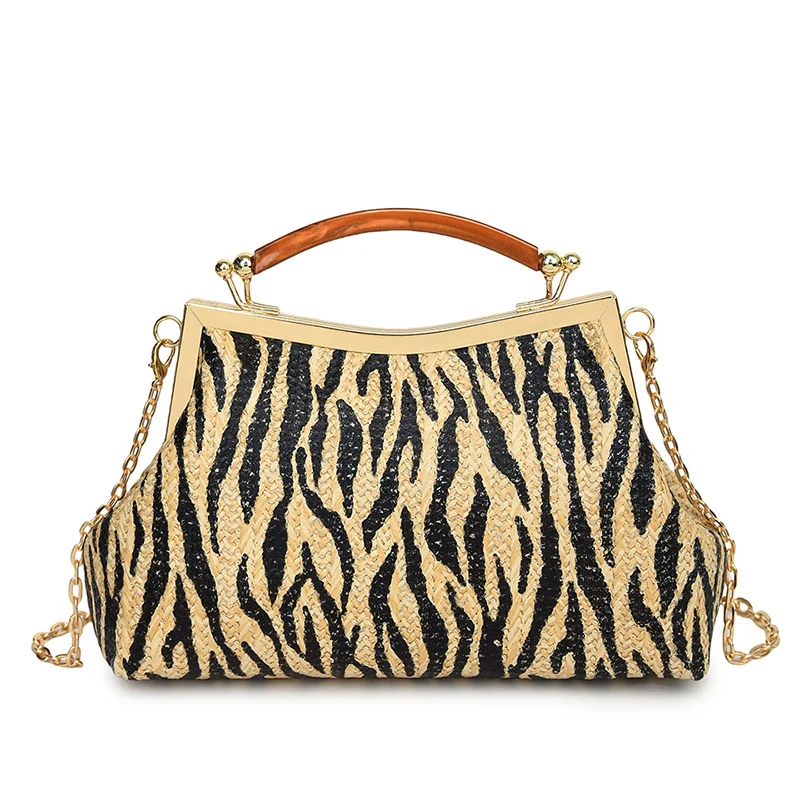 Tierdruck-Handtasche