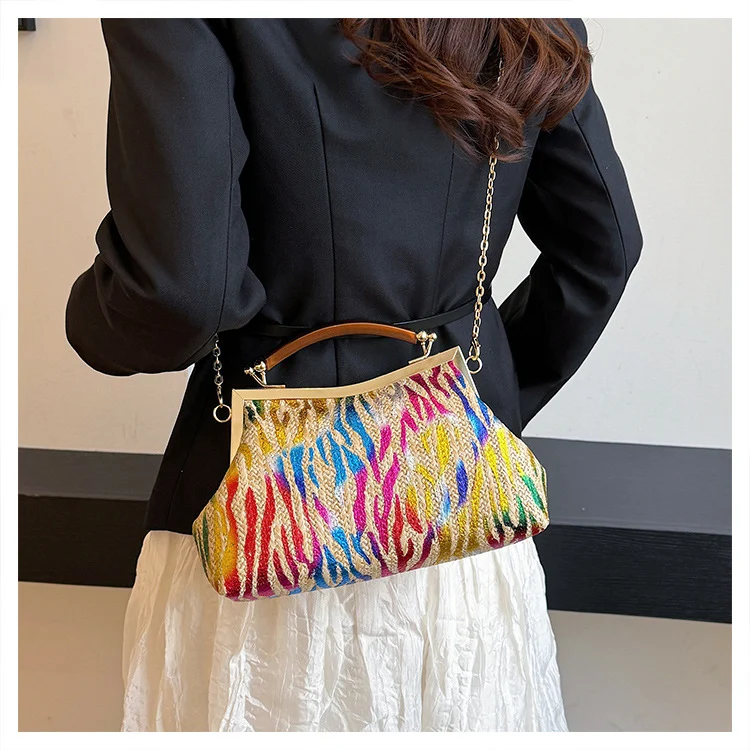 Tierdruck-Handtasche
