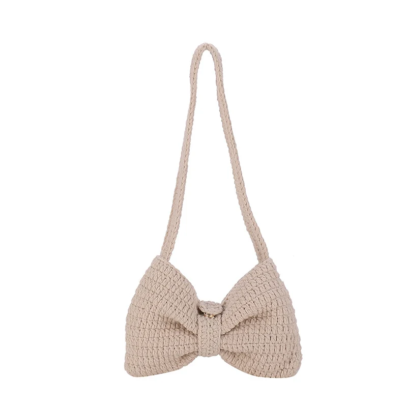 Bow-Detail Crochetasche