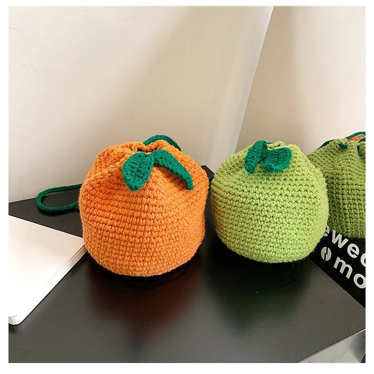 Spaß Obstformige Häkel Tasche