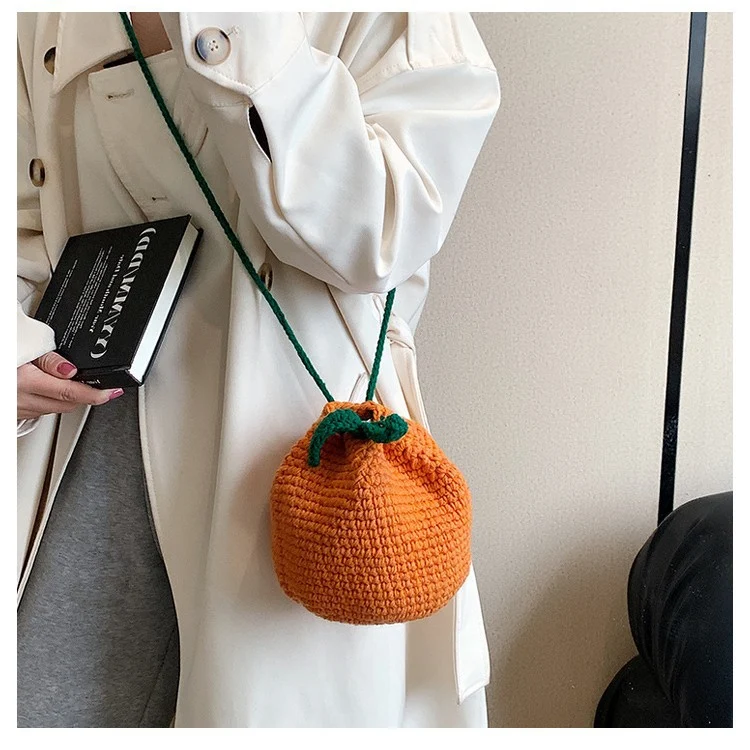Spaß Obstformige Häkel Tasche