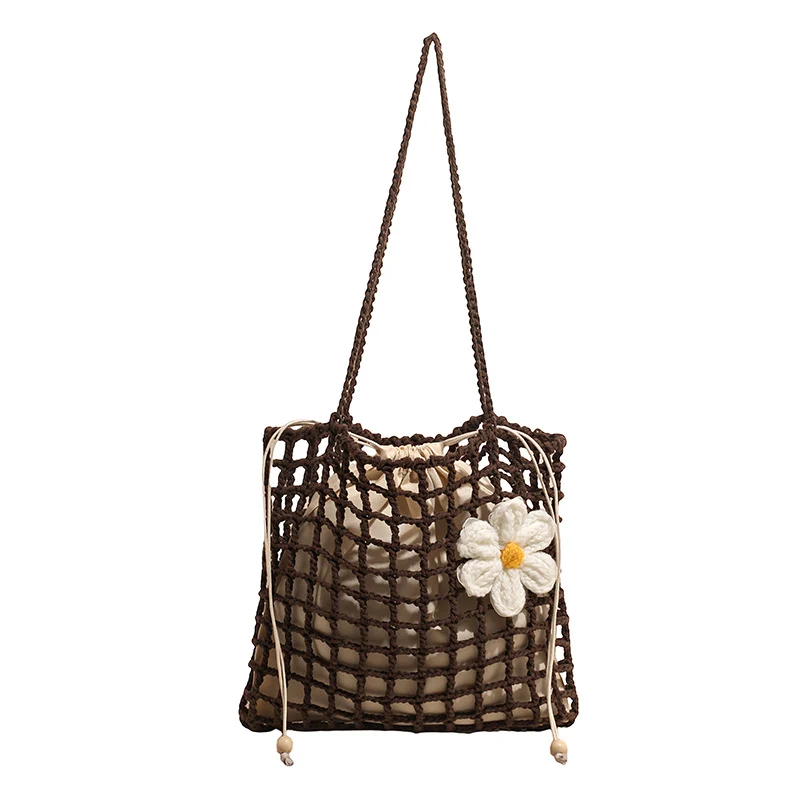 Handgefertigte Makramee Boho Tasche