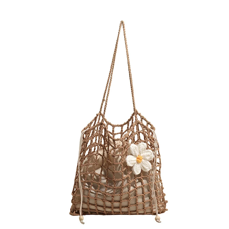 Handgefertigte Makramee Boho Tasche