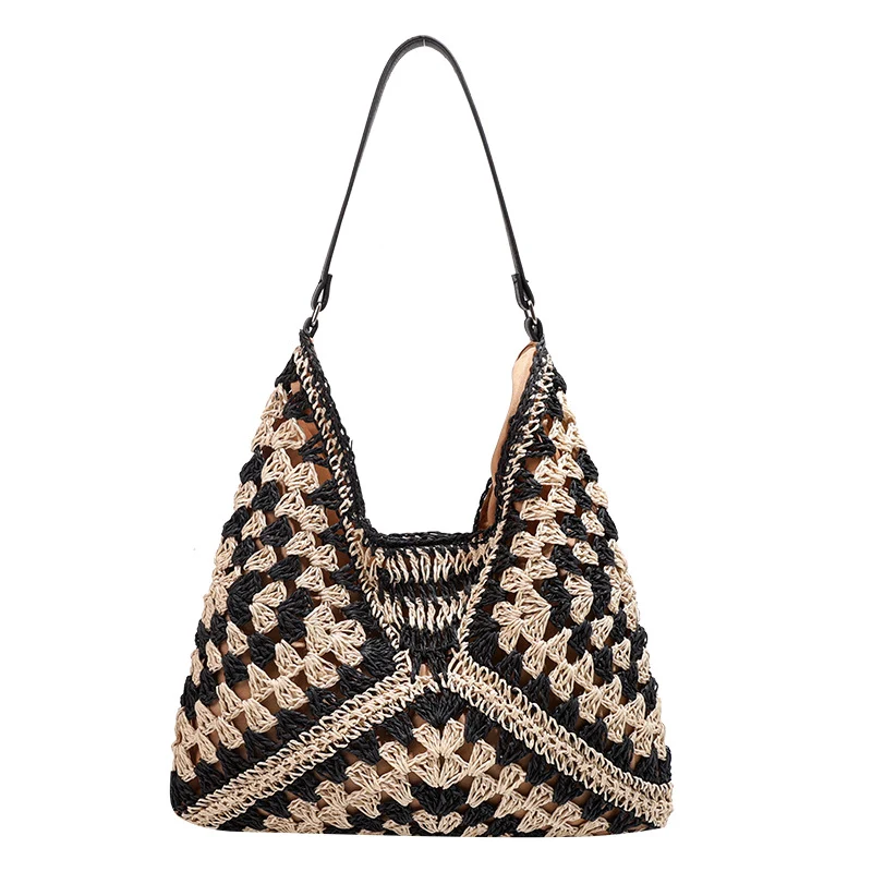Handgefertigte Boho Häkel-Tasche