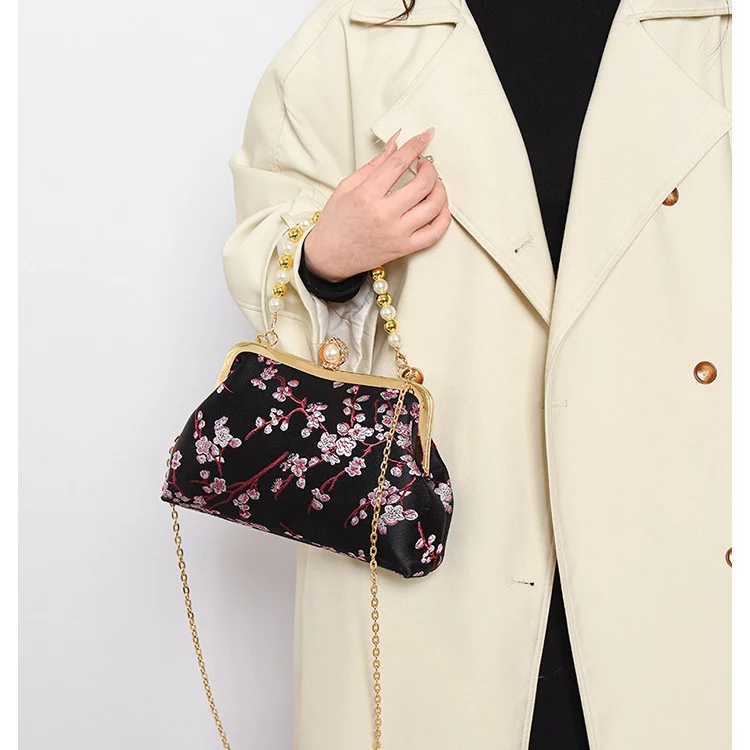 Florale Druck Abend Clutch