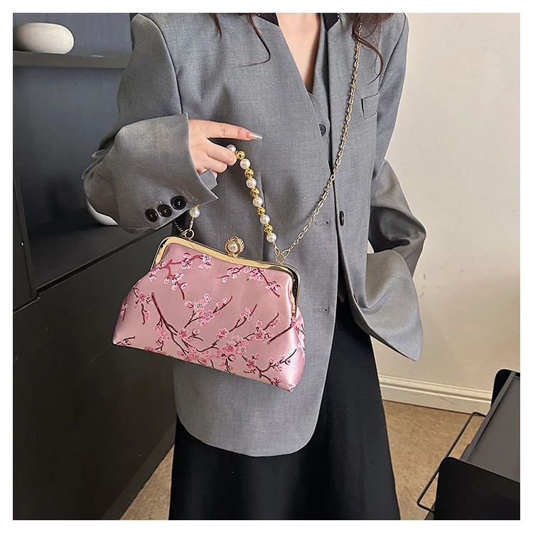 Florale Druck Abend Clutch