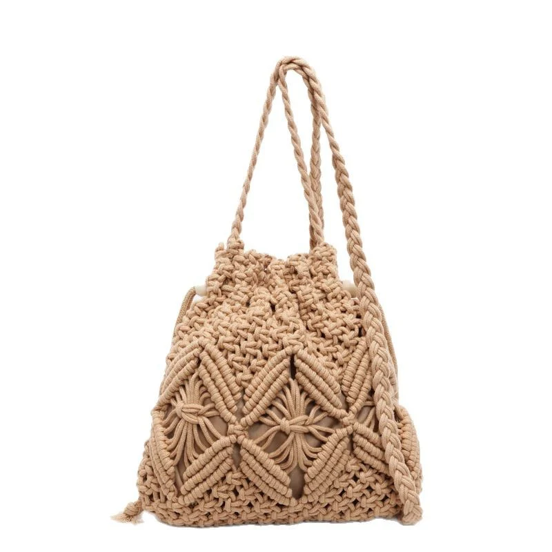 Handgefertigte Makramee Schultertasche
