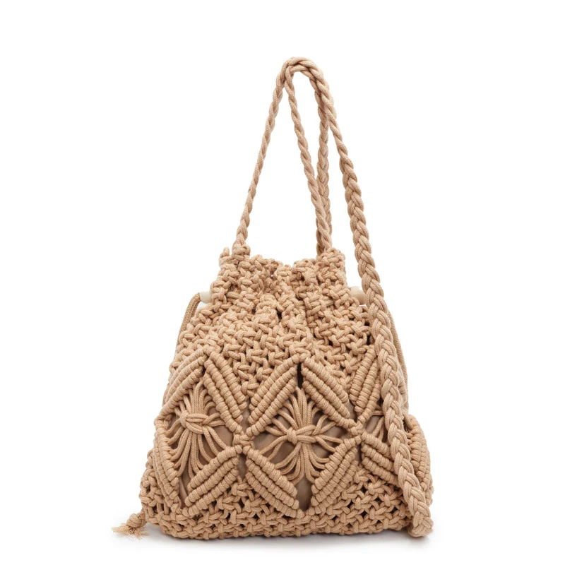 Handgefertigte Makramee Schultertasche