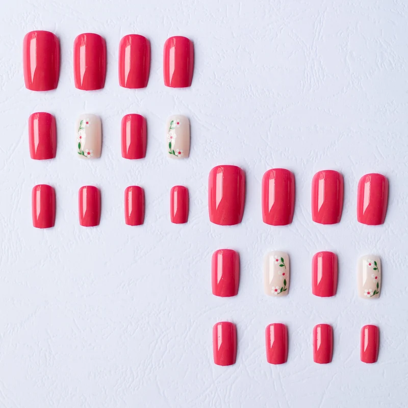 Blumenakzent Nagelkunstset