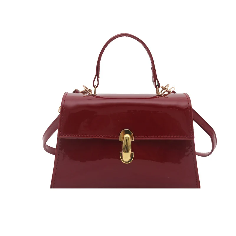Luxuriöse Lackleder-Tasche