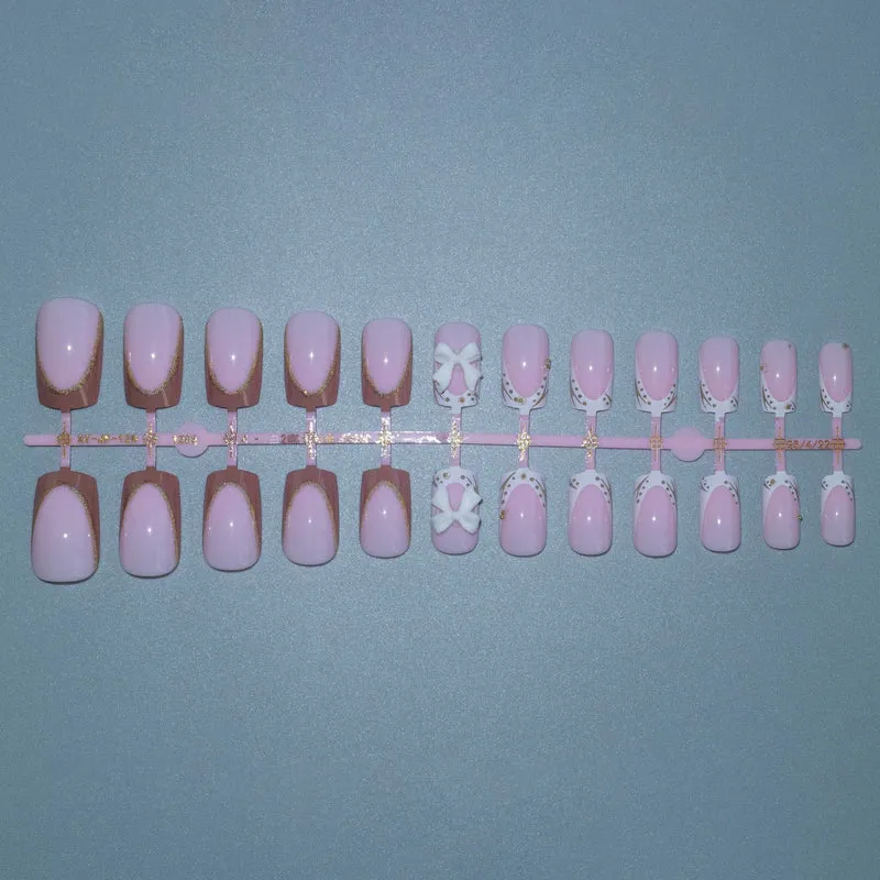 Elegantes Französisch Tipp Nagelkunstset