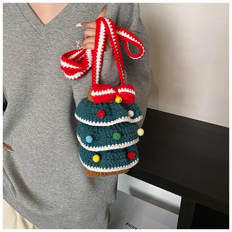 Festive gehäkelte Mini-Bag
