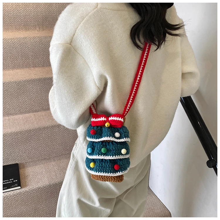 Festive gehäkelte Mini-Bag