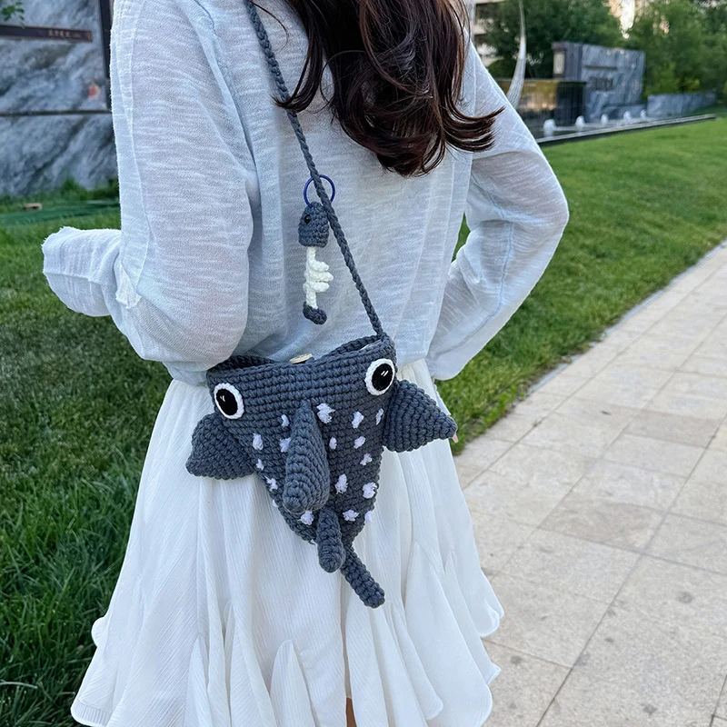 Niedlicher walthemenhäkeltasche mini rucksack