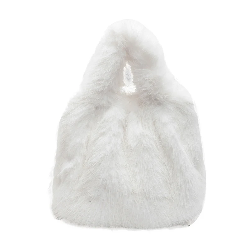 Luxuriöser Kunstfell Bucket Hat