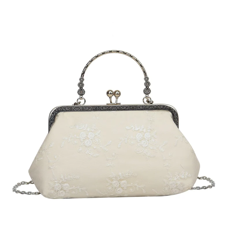 Bestickte Vintage-Clutch