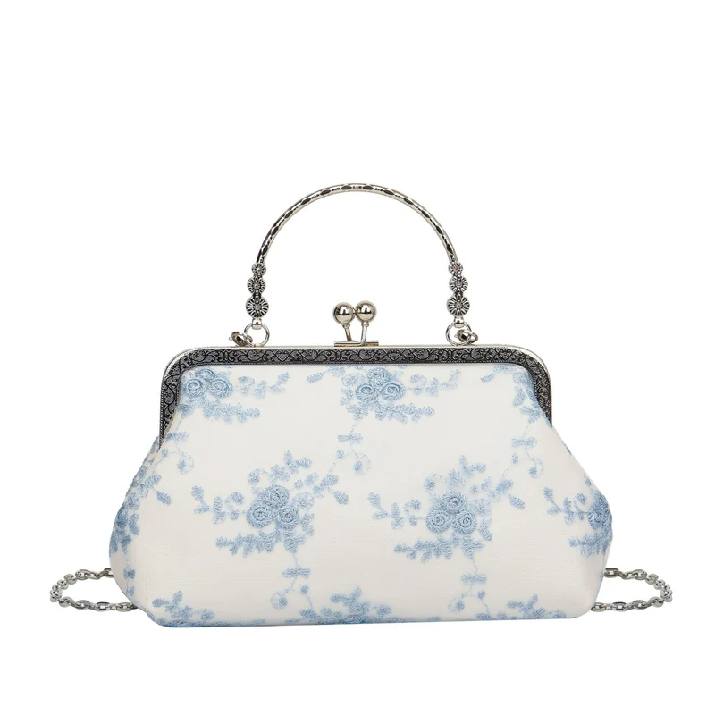 Bestickte Vintage-Clutch