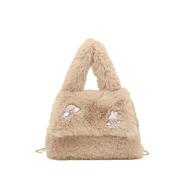 Verspielte Plüsch-Handtasche