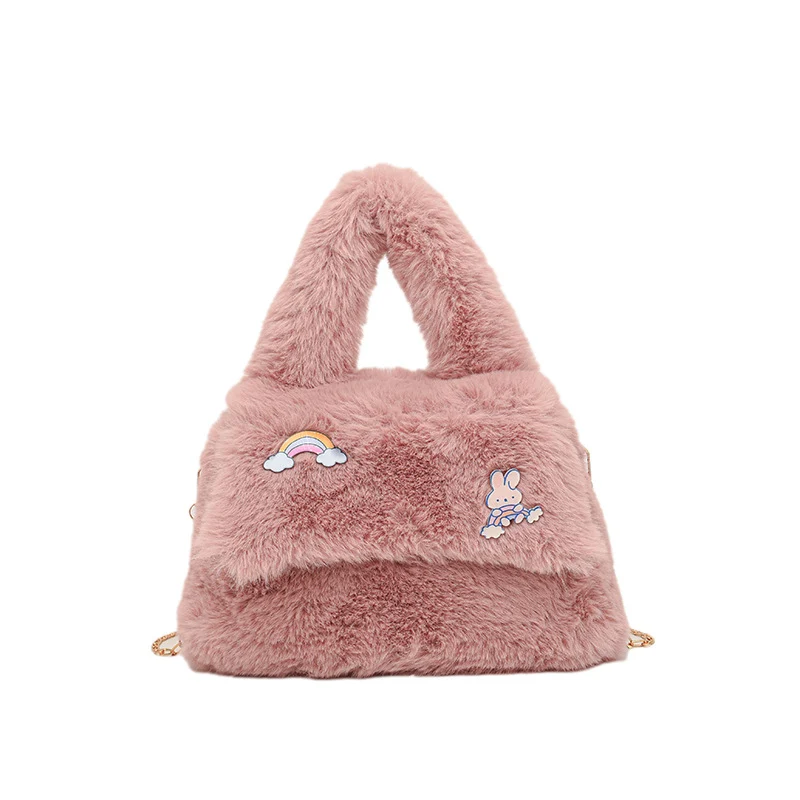 Verspielte Plüsch-Handtasche