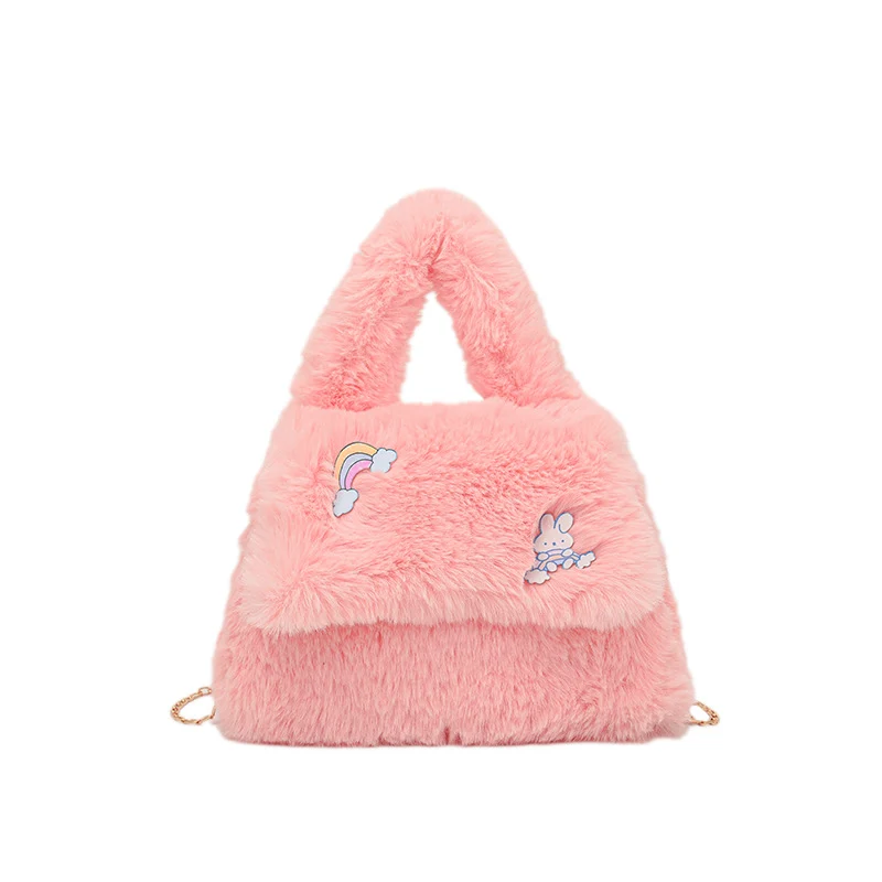 Verspielte Plüsch-Handtasche