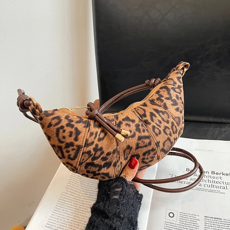 Modische Leopardenprint-Handtasche