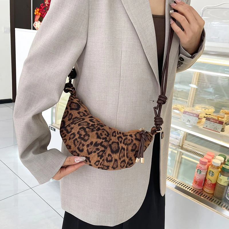 Modische Leopardenprint-Handtasche