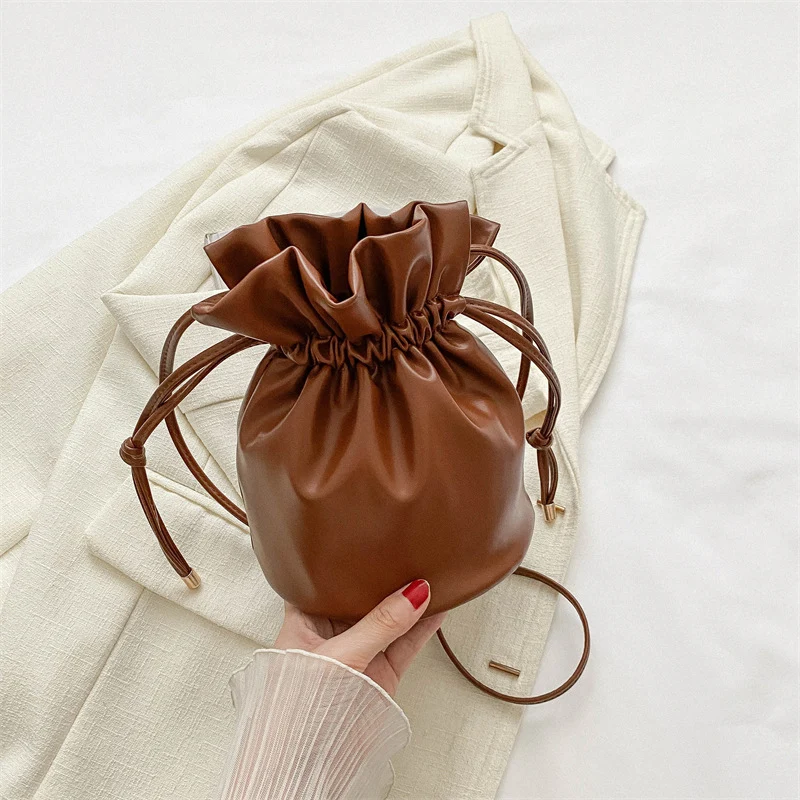 Modischer Zugband Eimer Tasche