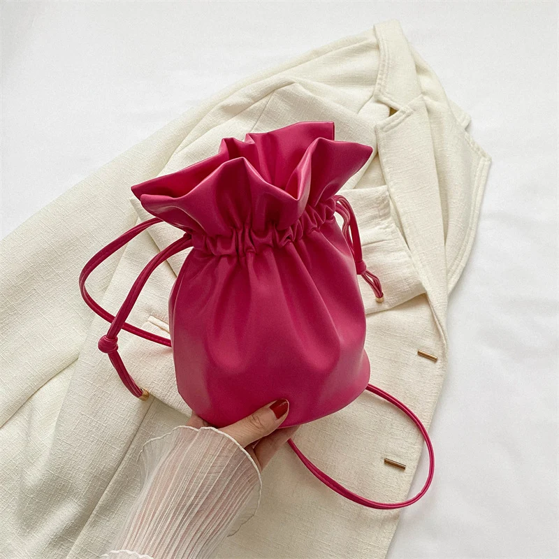 Modischer Zugband Eimer Tasche