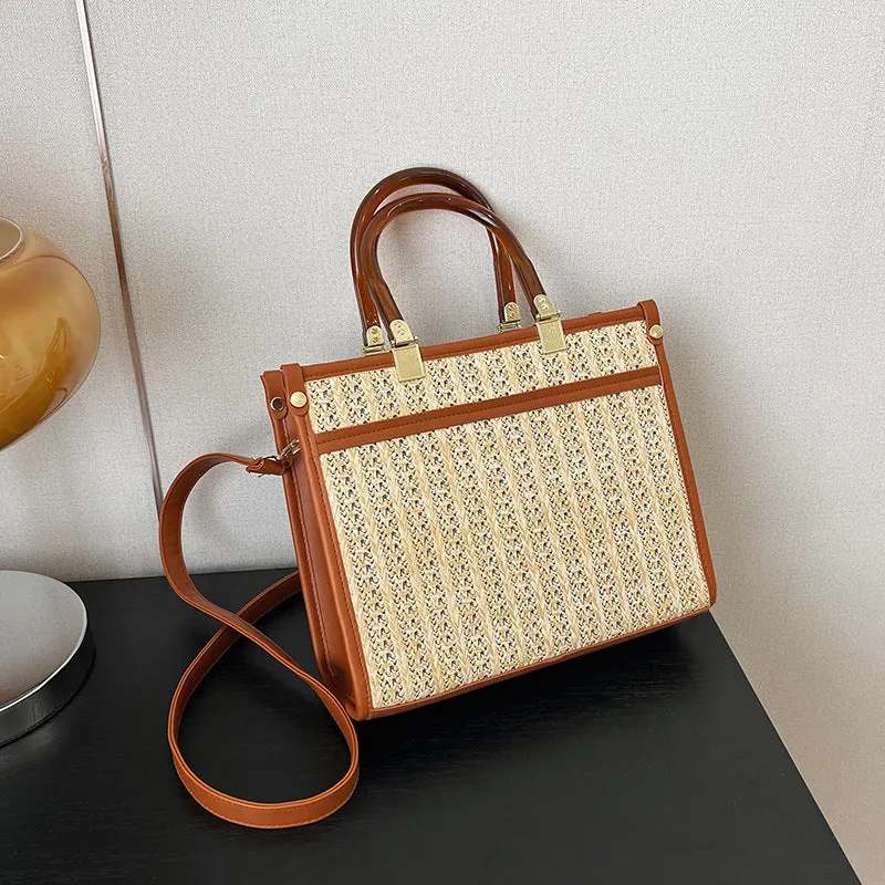 Elegante Gewebte Handtasche